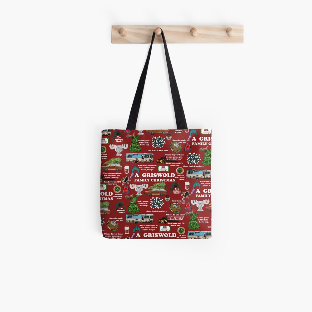 Christmas Vacation Collage Tote Bag