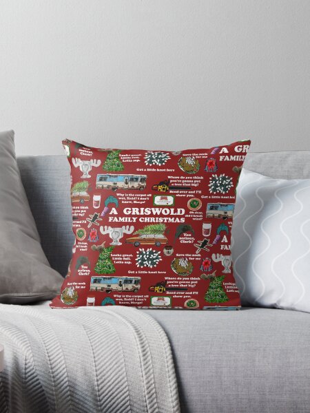 Christmas vacation pillows best sale