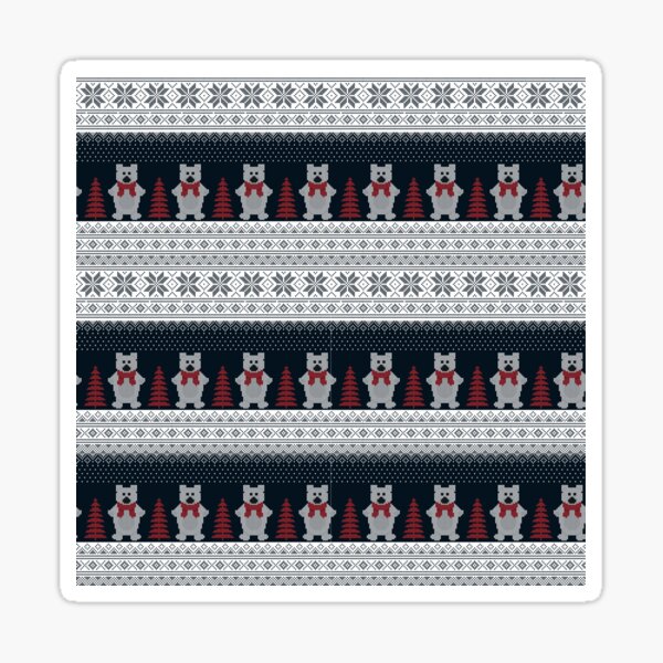 Artikel-Vorschau von Weihnachtsmuster, Weihnachtsbärenmuster, designt und verkauft von Hussain Shirts.