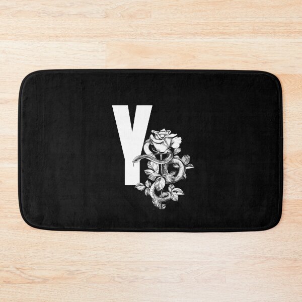 Item preview, Y Botanical Monogram. Peony snake floral letter designed and sold by Emotionsy.