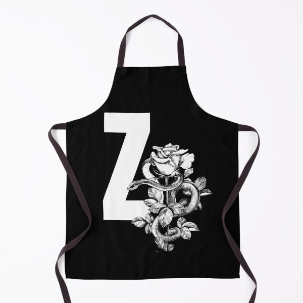 Item preview, Z Botanical Monogram. Peony snake floral letter designed and sold by Emotionsy.