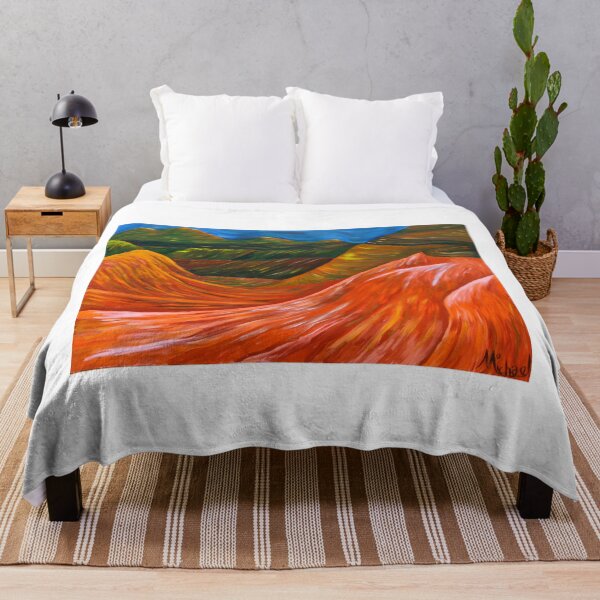 Item preview, "Mountains" original nature painting on canvas designed and sold by Michael Arnold.