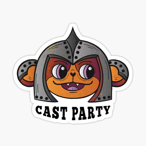 Cast Party Dungeon Monkey Sticker
