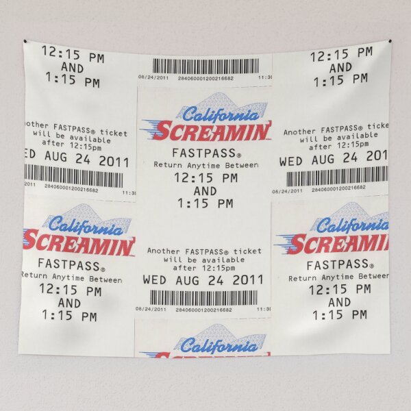 Item preview, California screamin Fastpass designed and sold by GabbyKno.