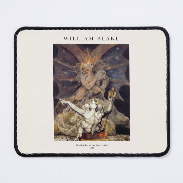 Item preview, William Blake - The Number of the Beast is 666 designed and sold by MurellosArt.