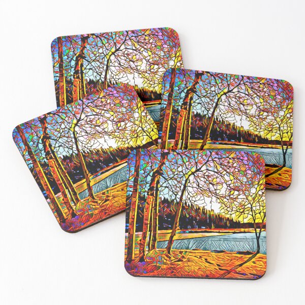 Item preview, Mosaic Multicolor Landscape Design 284 designed and sold by artbylucie.