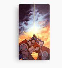 Fire and Ice Metal Print