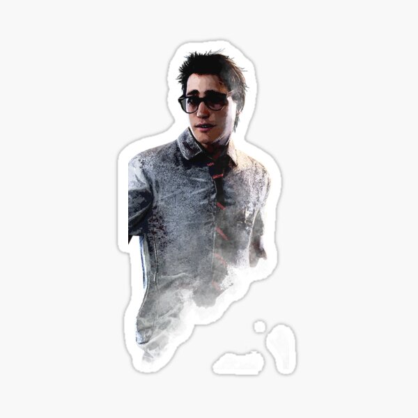"Dead By Daylight Dwight" Sticker for Sale by NovocainArt Redbubble