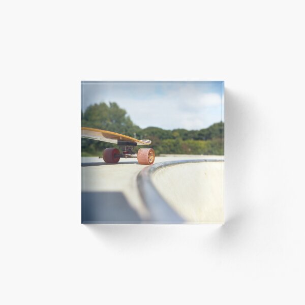 Down The Skatepark Acrylic Block