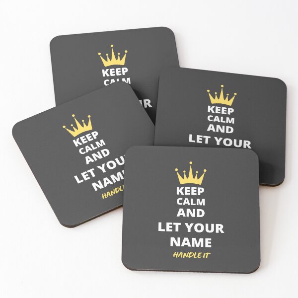 Item preview, Keep Calm and Let Your Name Handle It designed and sold by The-Artful-Eye.