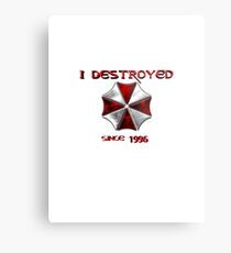 Geek I Destroyed Umbrella shirt Metal Print