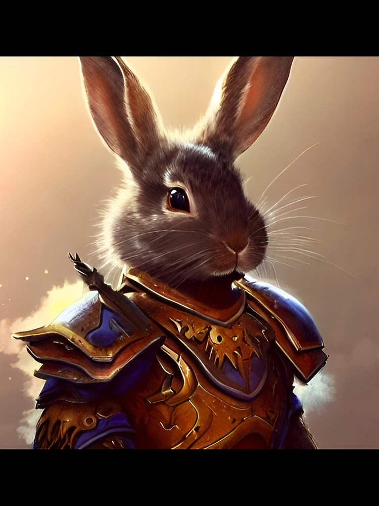 Thumbnail 4 of 4, iPhone Case, AI Generated Art, War Rabbit designed and sold by RabbitHoleMI.