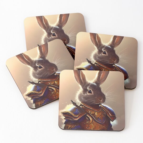 Item preview, AI Generated Art, War Rabbit designed and sold by RabbitHoleMI.