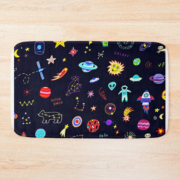 Item preview, Trippy space exploration pattern - cute space lover design  designed and sold by Theleochick.