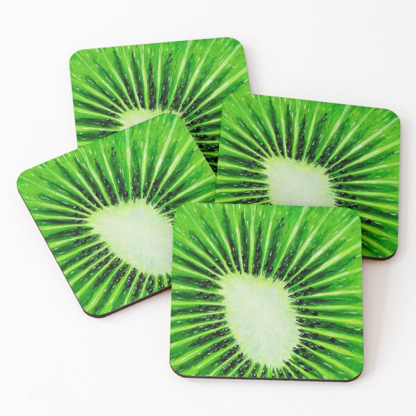 Item preview, "Kiwi Explosion" original pop art nature painting designed and sold by Michael Arnold.