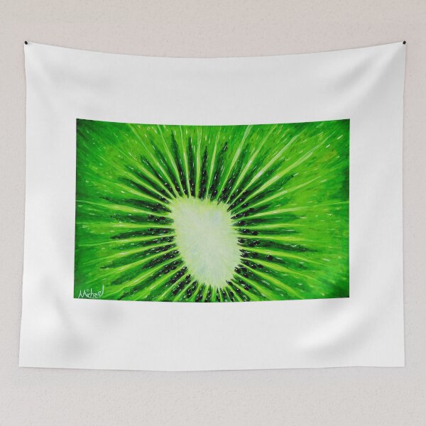 Item preview, "Kiwi Explosion" original pop art nature painting designed and sold by Michael Arnold.