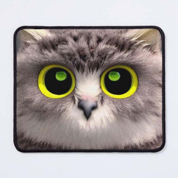 Item preview, Cute Innocent Meowl Hybrid Fluffy Cat Owl designed and sold by Cawaiico.