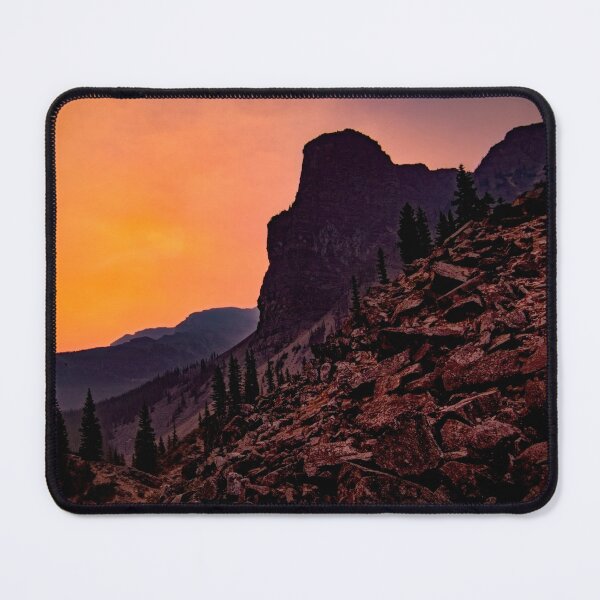 Item preview, Canadian Mountains Sunset Blooms designed and sold by nbrandsberg.
