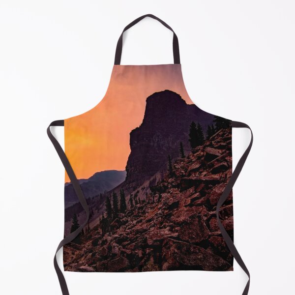 Item preview, Canadian Mountains Sunset Blooms designed and sold by nbrandsberg.