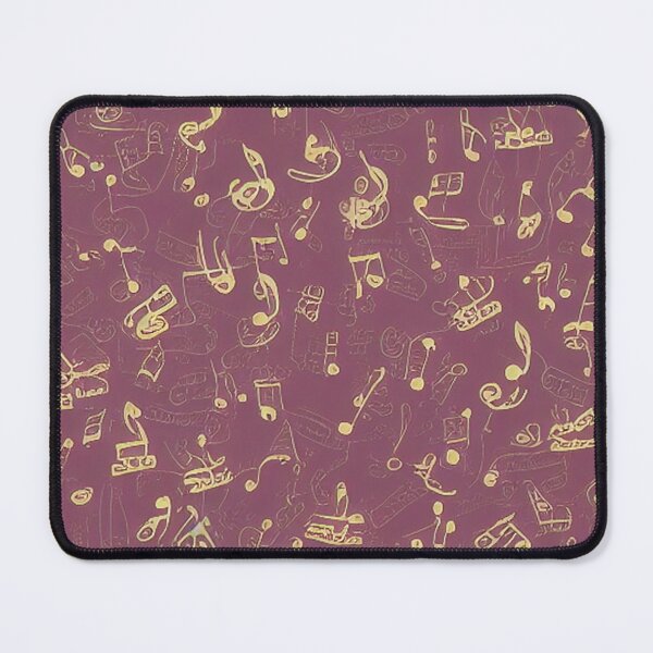 Item preview, Vintage old pink music notes patterns designed and sold by Artbellachi.
