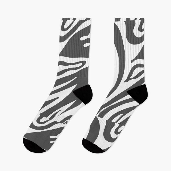 Item preview, Boho zebra dark grey white abstract pattern designed and sold by DreamKaracters.