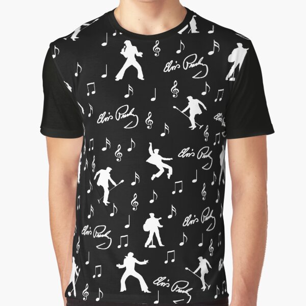 Elvis Presley pattern Graphic T-Shirt