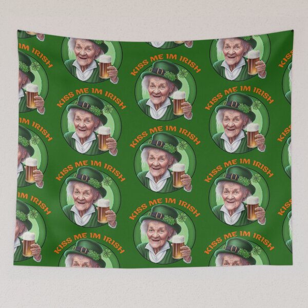 Item preview, Saint Patrick Day Gift Shirt | Grandma  Kiss me im irish designed and sold by TeeARTHY.