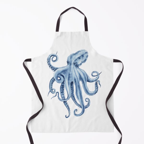 Item preview, Blue octopus artwork designed and sold by InnaPatiutko.
