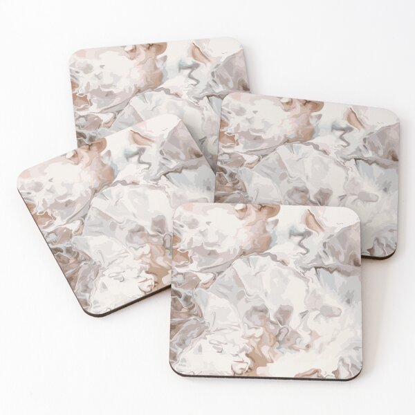 Item preview, white and brown marble painting designed and sold by OnlyArt.