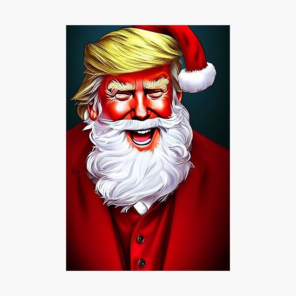 Item preview, MAGA Christmas Trump Santa Claus designed and sold by TruthTold.