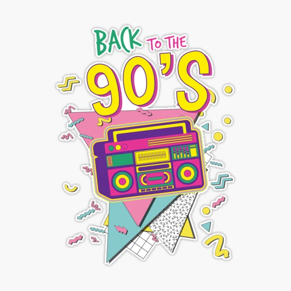 Back to 90s Stickers, Unique Designs