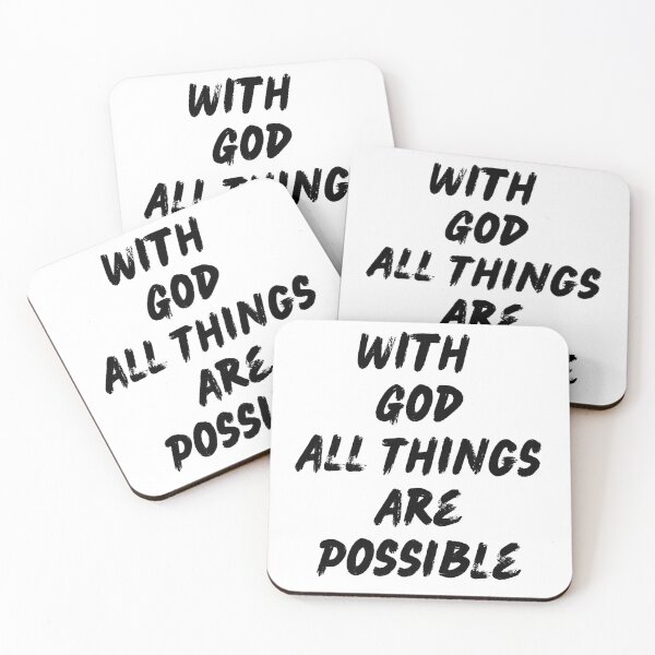 Item preview, with god all things are possible (Christmas festival) designed and sold by The Magic Hand.
