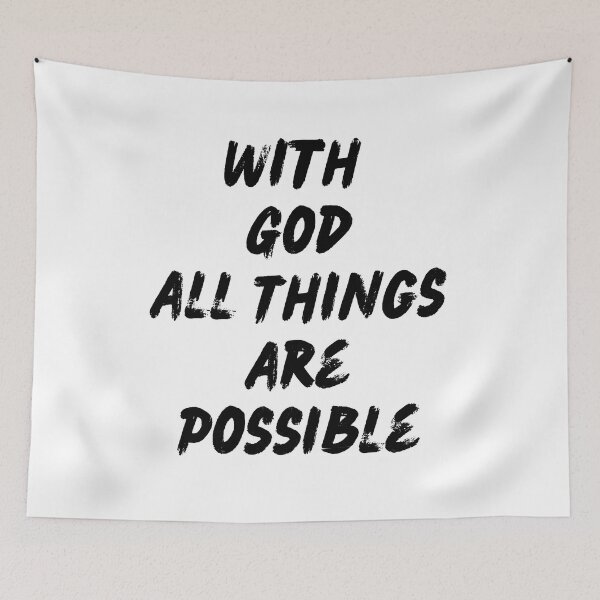 Item preview, with god all things are possible (Christmas festival) designed and sold by The Magic Hand.