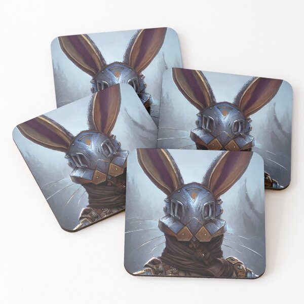 Item preview, AI Generated Art, War Rabbit designed and sold by RabbitHoleMI.