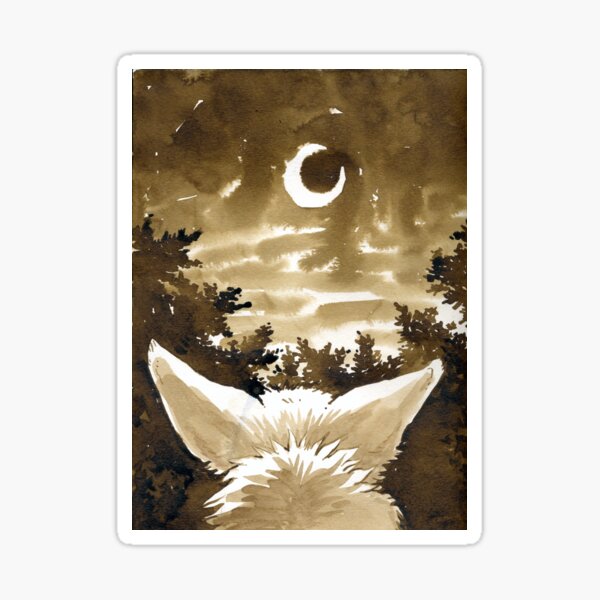 Run, Wolf, Run Sticker