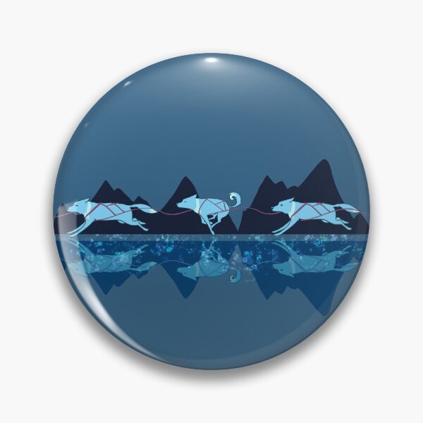 Item preview, Sled dogs in the Moonlight designed and sold by Charlotte Philtjens.