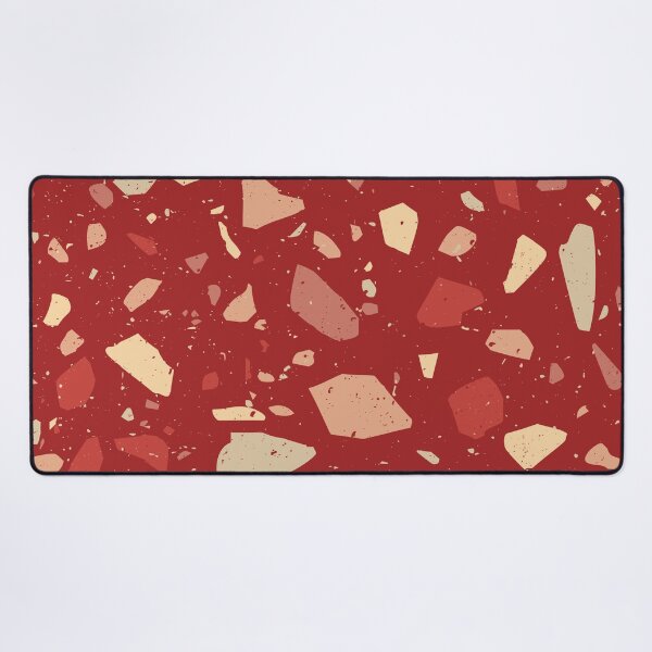 Item preview, Patrón de terrazo rojo brillante designed and sold by thesnowwhyte.