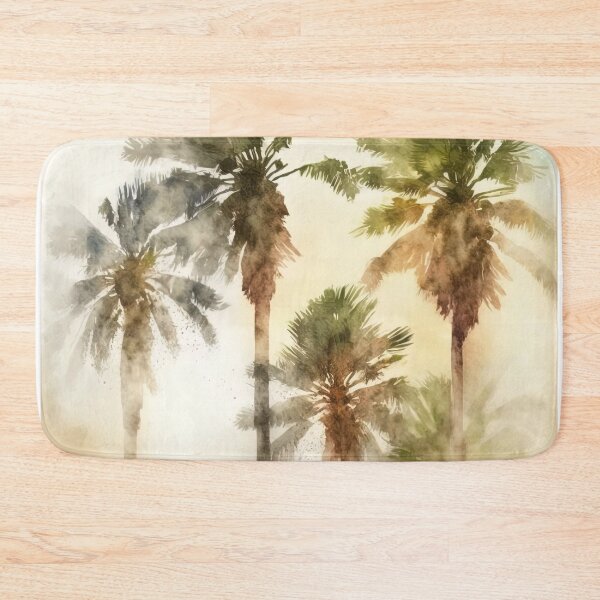 Item preview, watercolor palm trees designed and sold by Jenslemmens.