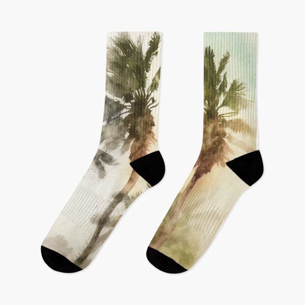 Item preview, watercolor palm trees designed and sold by Jenslemmens.