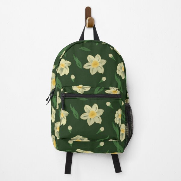 Item preview, Yellow tulips pattern on green designed and sold by Darya Bogatskaya79.