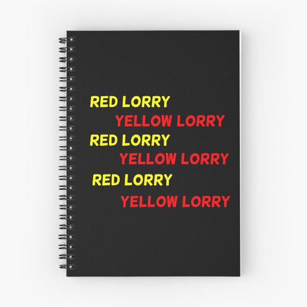Item preview, Tongue Twister Red-Lorry-Yellow-Lorry Design designed and sold by Mimifsud.