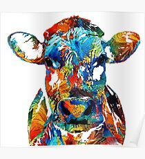 Cow color Poster