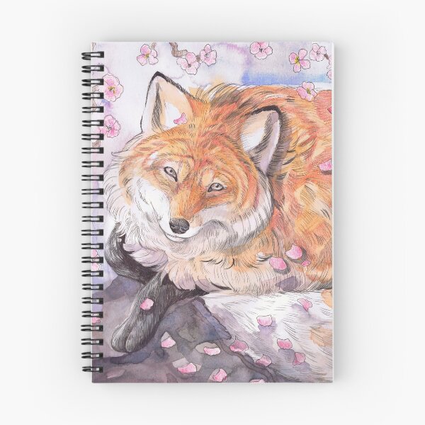 Item preview, Fox Laying in Blossom designed and sold by Dawn Paws.