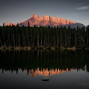 Artwork thumbnail, Mount Rundle Reflections by nbrandsberg