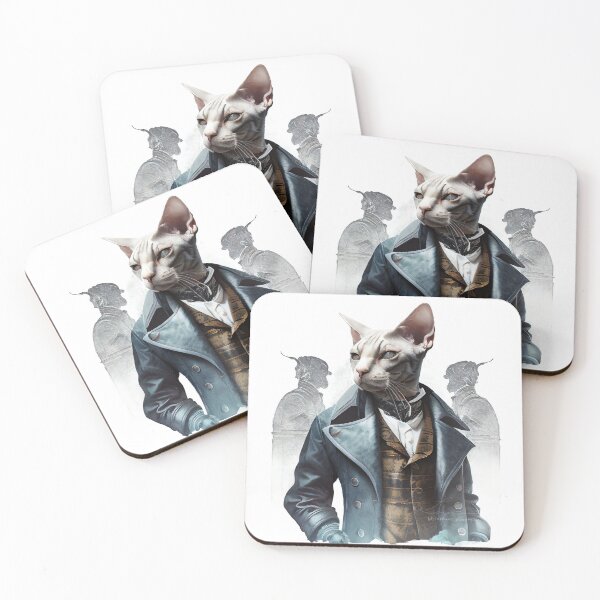 Item preview, sphynx cat detective designed and sold by Jenslemmens.