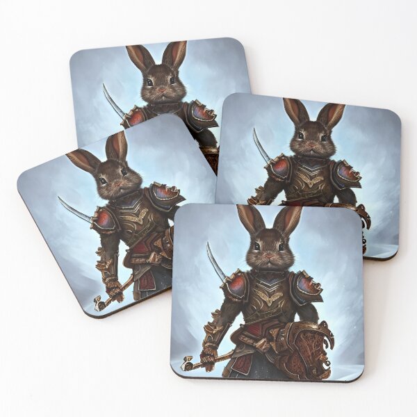Item preview, AI Generated Art, War Rabbit designed and sold by RabbitHoleMI.