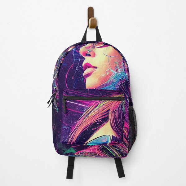 Item preview, Futuristic portrait of a girl in headphones and sunglasses, cyberpunk designed and sold by pcusine.
