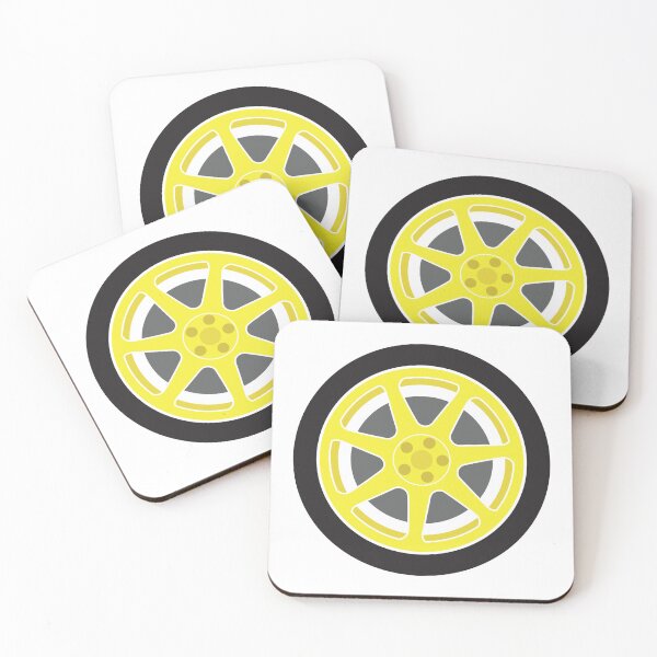 Item preview, Yellow Rims designed and sold by CUTOCARS-SHOP.