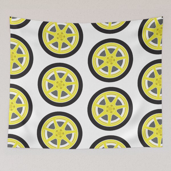 Item preview, Yellow Rims designed and sold by CUTOCARS-SHOP.
