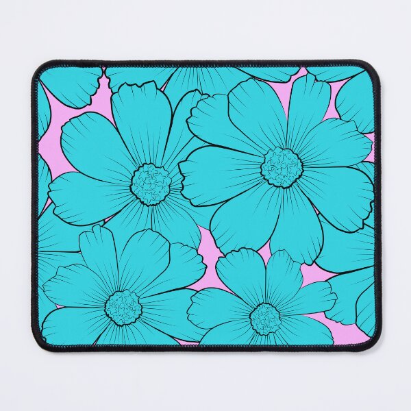 Item preview, blue pink flowers  designed and sold by Igmir.
